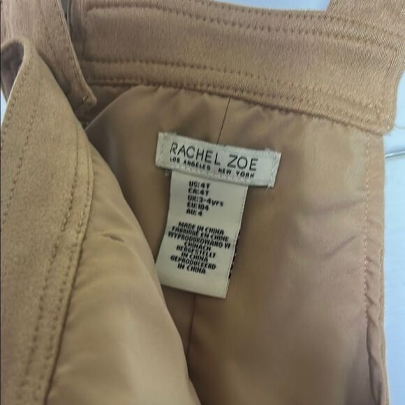 Rachel Zoe Camel Pinafore with Bow Accent - Picture 2 of 3